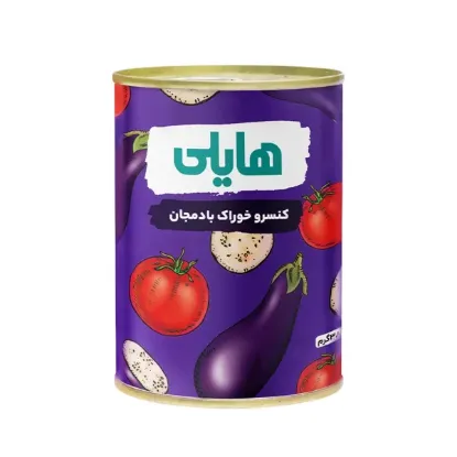 تصویر  کنسرو خوراک بادمجان