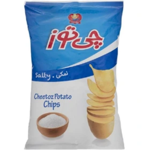 تصویر  چیپس ساده نمکی چی توز  160 گرم