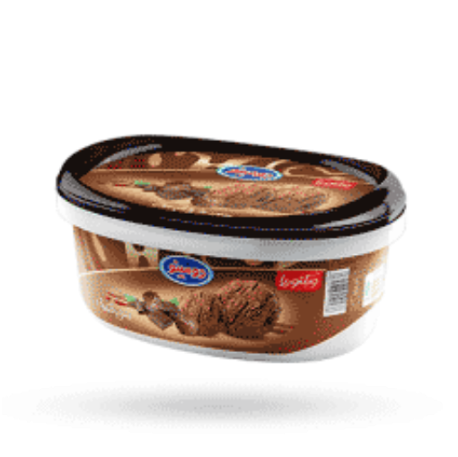 تصویر  بستنی ویکتوریا شکلاتی دومینو (600 گرم)