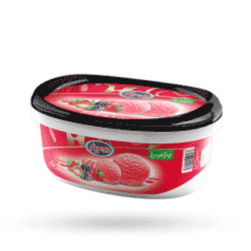 تصویر  بستنی ویکتوریا توت فرنگی دومینو (600 گرم)