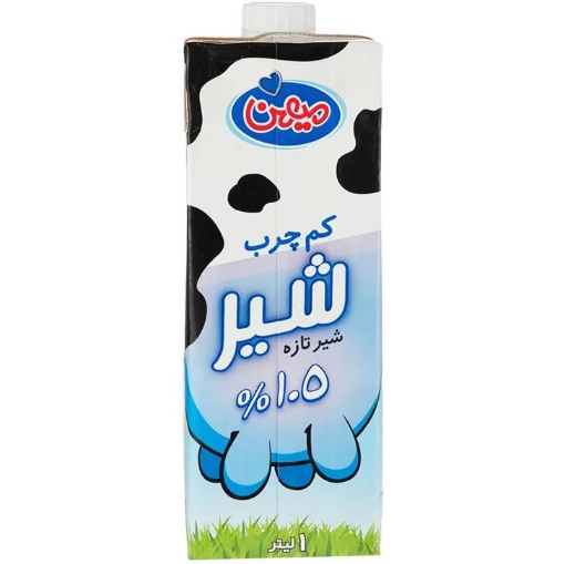 تصویر  شیر کم چرب میهن 1 لیتری