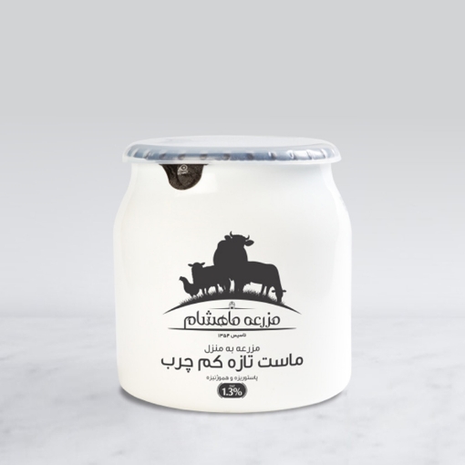 تصویر  ماست کم چرب ماهشام 1500 گرم